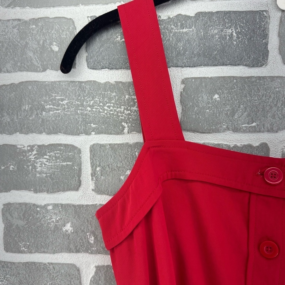 Everlane Red Goweave Picnic Dress Size 2 - Picture 6 of 9